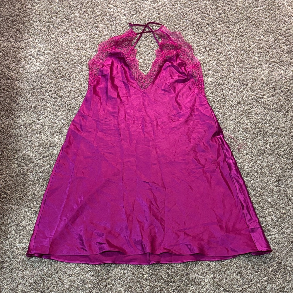 Victoria's Secret Purple Lace Chemise